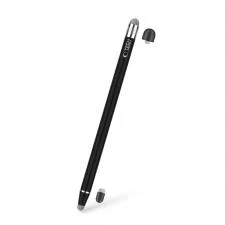 Stylus Pen Tech-Protect USP100 pentru desen si scriere de mana, 2 seturi de varfuri, Negru