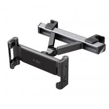 Suport de tetiera pentru tableta si telefon TECH-PROTECT Headrest V3, Ajustabil, Rotire 360 grade, Negru