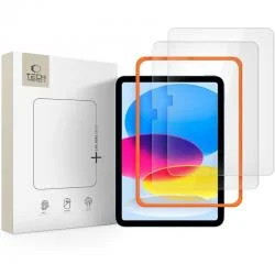 Set 2 folii sticla TECH-PROTECT Easy Set+ compatibil cu iPad 10.9 inch 2022 / iPad 11 inch 2025 Clear