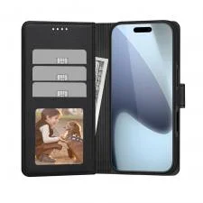 Carcasa Tech-Protect Wallet cu MagSafe compatibila cu iPhone 17 Air, Black