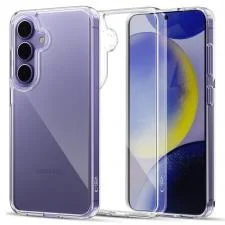 Carcasa Tech-Protect Flexair Hybrid compatibila cu Samsung Galaxy S25 FE, Transparent