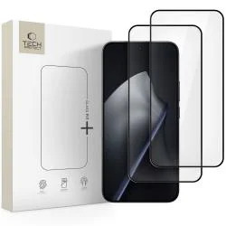 Set 2 folii sticla Tech-Protect Glass Fit Plus compatibila cu Xiaomi 15T / 15T Pro, Negru