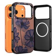 Carcasa Tech-Protect Lamano Velvet Night cu MagSafe compatibila cu iPhone 17 Pro Max, Graphics