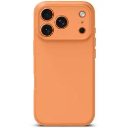 Carcasa Tech-Protect Silicone cu MagSafe compatibila cu iPhone 17 Pro, Cosmic Orange