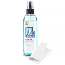 Solutie curatat ecrane Tech-Protect Cleaning Spray, Laveta inclusa, Caapcitate 200ml, Transparent