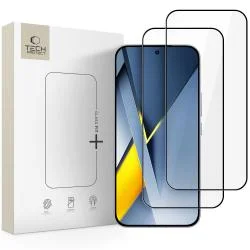 Set 2 folii sticla securizata Tech-Protect Glass Fit Plus compatibile cu Xiaomi Poco F8 Ultra, Negru