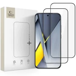Set 2 folii sticla securizata Tech-Protect Glass Fit Plus compatibile cu Xiaomi Poco F8 Pro, Negru