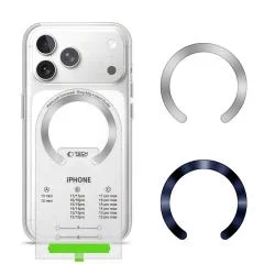 Set 2 adaptoare Tech-Protect MMP-210 compatibil cu functia MagSafe, Blue / Silver