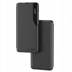 Carcasa flip cover Tech-Protect Smart View compatibila cu Samsung Galaxy A37 5G, Negru