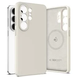 Carcasa Tech-Protect Silicone cu MagSafe compatibila cu Samsung Galaxy S26 Ultra, Bej