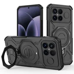 Carcasa Tech-Protect TacticStand cu MagSafe compatibila cu Xiaomi Poco F8 Ultra, Negru