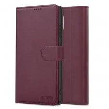 Carcasa Tech-Protect Smart Wallet compatibila cu Samsung Galaxy S26, Bordeaux