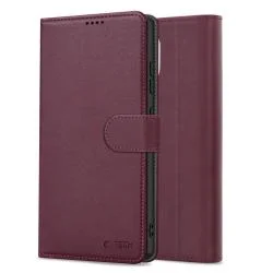 Carcasa Tech-Protect Smart Wallet compatibila cu Samsung Galaxy S26, Bordeaux