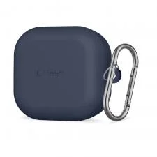 Carcasa Tech-Protect Silicone Hook compatibila cu Samsung Galaxy Buds 4 / 4 Pro, Navy Blue