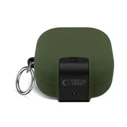Carcasa Tech-Protect Slim Hook compatibila cu Samsung Galaxy Buds 4 / 4 Pro, Olive Green