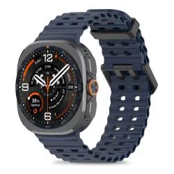 Curea Tech-Protect Iconband Pro compatibila cu Samsung Galaxy Watch Ultra 1/2 47mm, Navy Blue