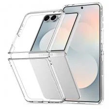 Carcasa Tech-Protect Flexair Hybrid compatibila cu Samsung Galaxy Z Flip 8, Transparent