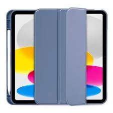 Husa Tech-Protect Smartcase Pen compatibila cu iPad 10.9 inch 2022 Blue