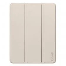 Husa Tech-Protect Smartcase Pen compatibila cu iPad Air 4 2020 / 5 2022 / 6 2024 Starlight