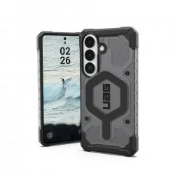 Carcasa UAG Pathfinder Clear cu MagSafe compatibila cu Samsung Galaxy S26, Negru / Gri