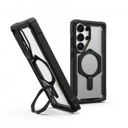Carcasa UAG Plasma XTE cu MagSafe si Stand compatibila cu Samsung Galaxy S26 Ultra, Negru / Transparent