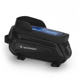 Geanta bicicleta impermeabila Wozinsky WBB28BK, 1.7L, Negru