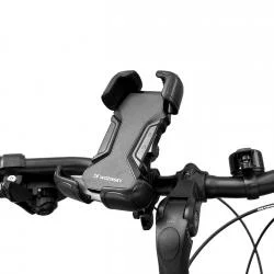 Suport universal bicicleta/moto Wozinsky WBHBK6, Rotire 360 grade, Negru