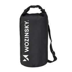 Geanta sport Wozinsky WWK-20 pentru Kaiac canoe / Paddleboarding, 20L, Waterproof, Negru