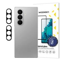 Set 2 folii sticla securizata camera foto Wozinsky Full Camera Glass compatibile cu Samsung Galaxy A57 5G, Negru